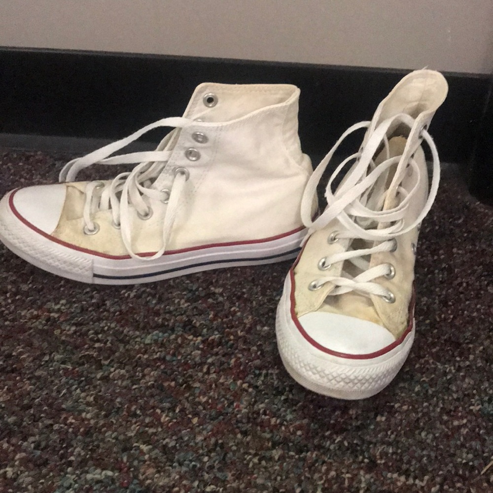 White high top converse